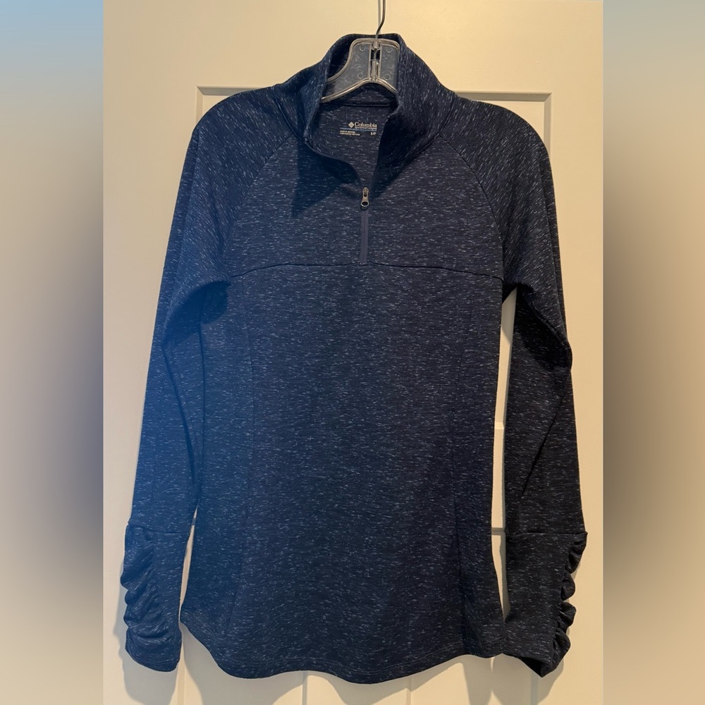 Columbia Navy 1/4 zip Knit pullover